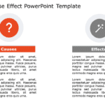 Cause Effect 131 PowerPoint Template & Google Slides Theme