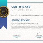 Certificate Of Reward PowerPoint Template & Google Slides Theme