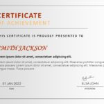Certificate of Accomplishments PowerPoint Template & Google Slides Theme
