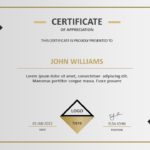 Certificate of Achievements PowerPoint Template & Google Slides Theme