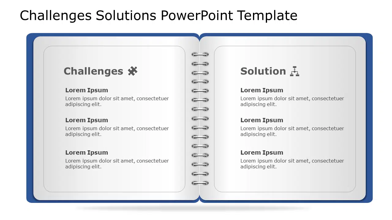 Challenges Solutions 50 PowerPoint Template & Google Slides Theme