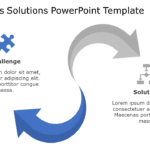 Challenges Solutions 70 PowerPoint Template & Google Slides Theme