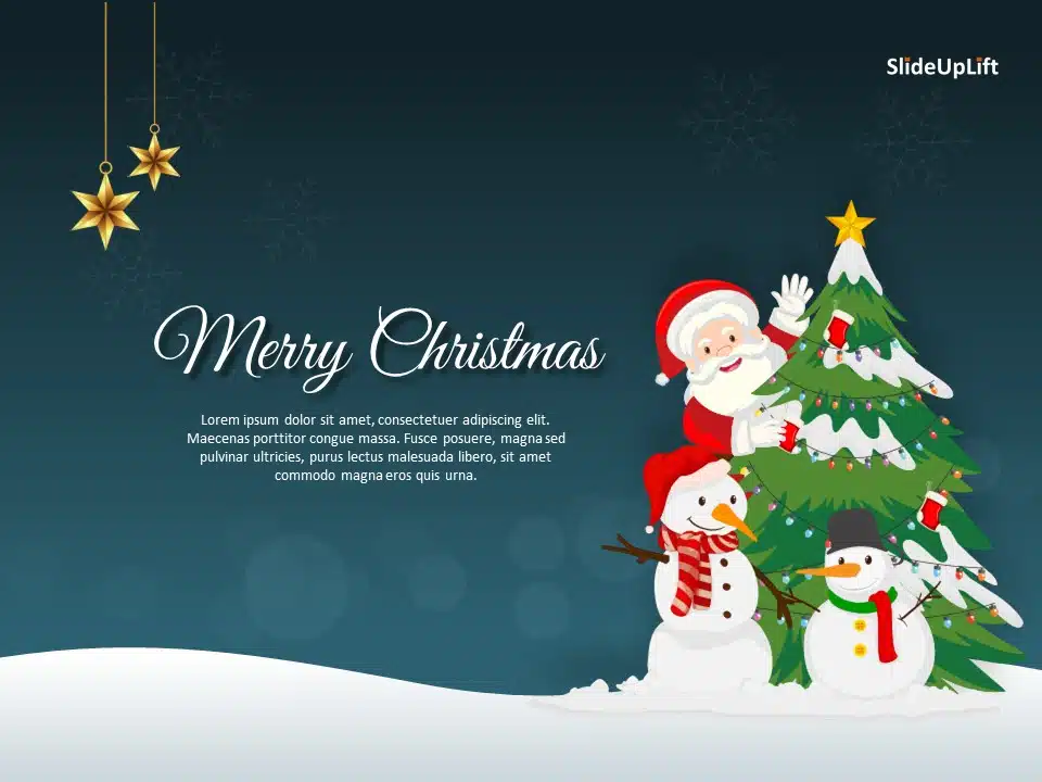 powerpoint template christmas