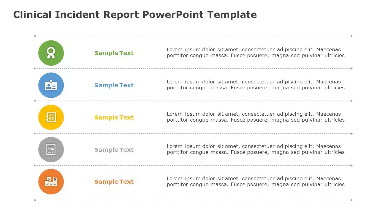 Clinical Incident Report 03 PowerPoint Template & Google Slides Theme