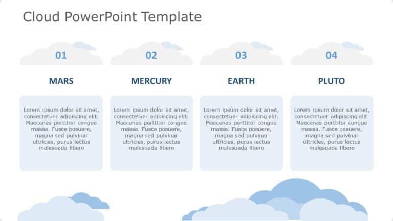 Cloud PowerPoint Template & Google Slides Theme