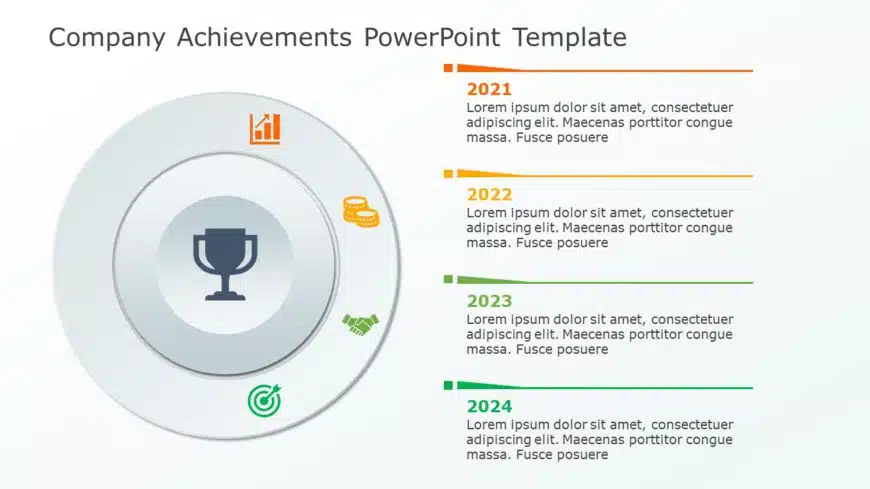 Company Achievements 02 PowerPoint Template