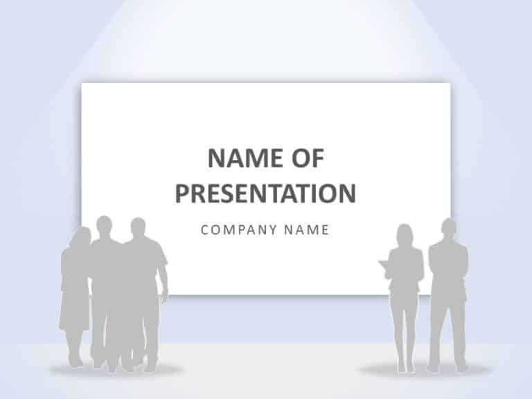 Company Presentation Cover Slide PowerPoint Template