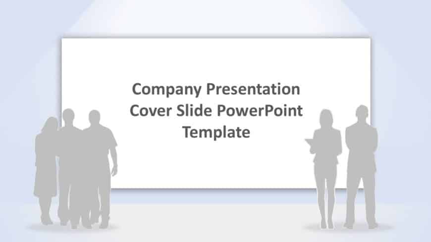 Company Presentation Cover Slide PowerPoint Template