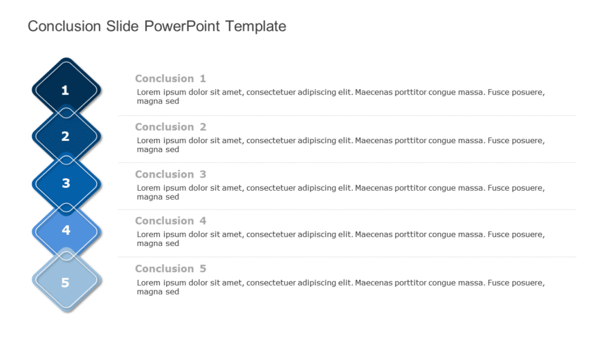 Conclusion Slide 08 PowerPoint Template