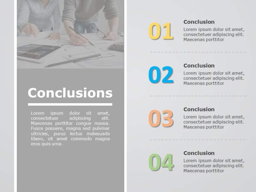 conclusion in presentation slide