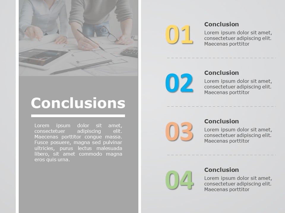 Conclusion Slide 13 PowerPoint Template & Google Slides Theme