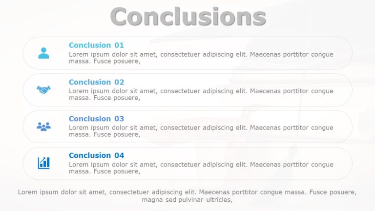 Conclusion Slide 18 PowerPoint Template & Google Slides Theme