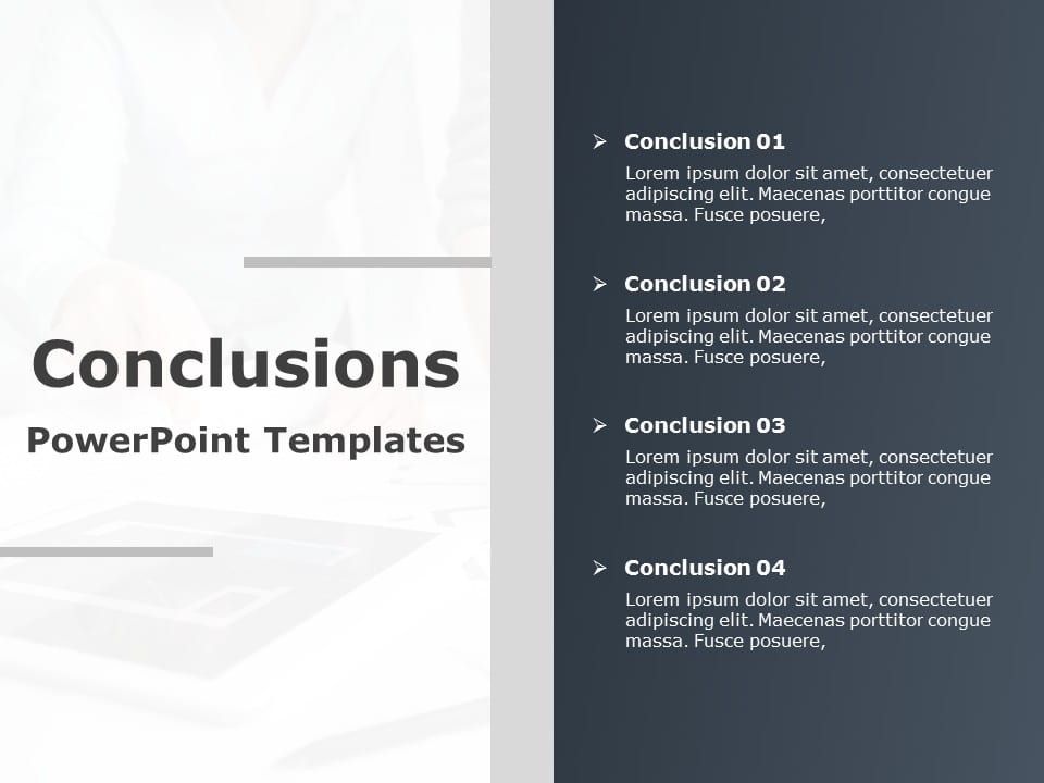 Conclusion Slide 19 PowerPoint Template