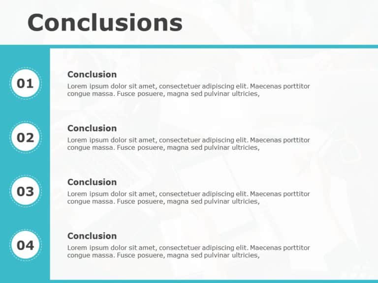 Free Conclusion Slide 20 PowerPoint Template