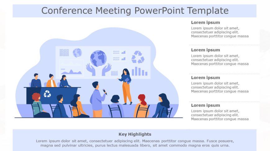 Conference Meeting 02 PowerPoint Template