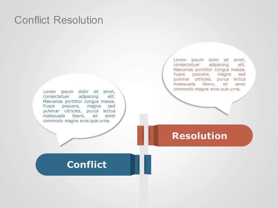 Conflict Resolution 02 PowerPoint Template