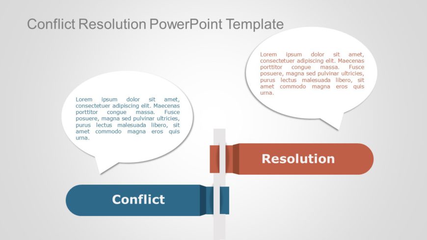 Conflict Resolution 02 PowerPoint Template