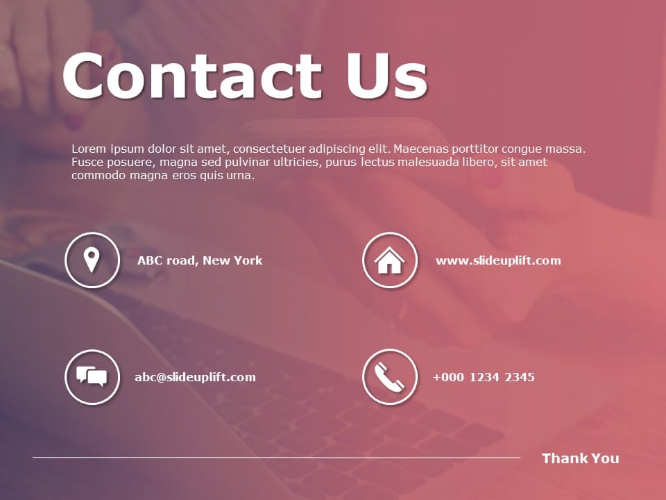 Contact Us Page 05 PowerPoint Template & Google Slides Theme