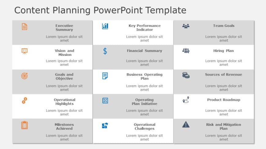 Content Planning 02 PowerPoint Template
