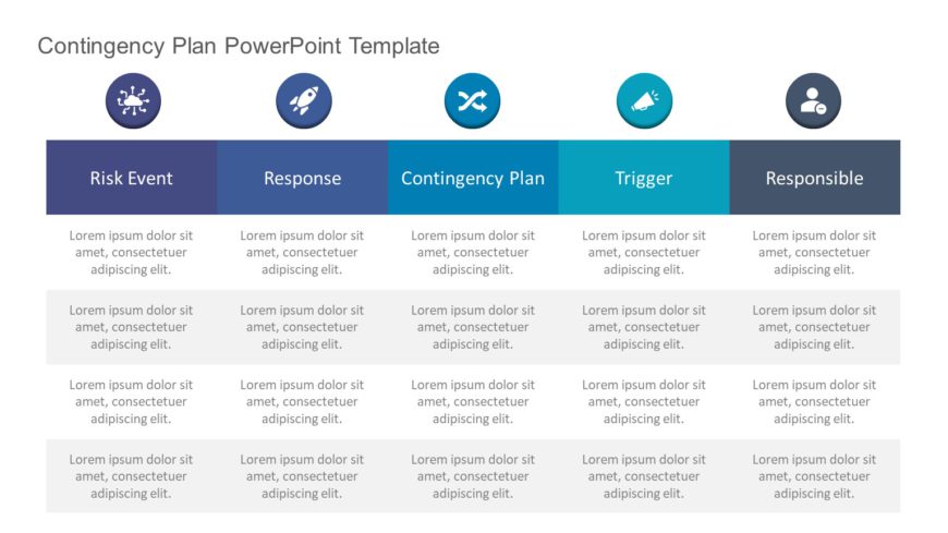 Contingency Plan PowerPoint Template