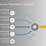 Converging Arrows 01 PowerPoint Template & Google Slides Theme