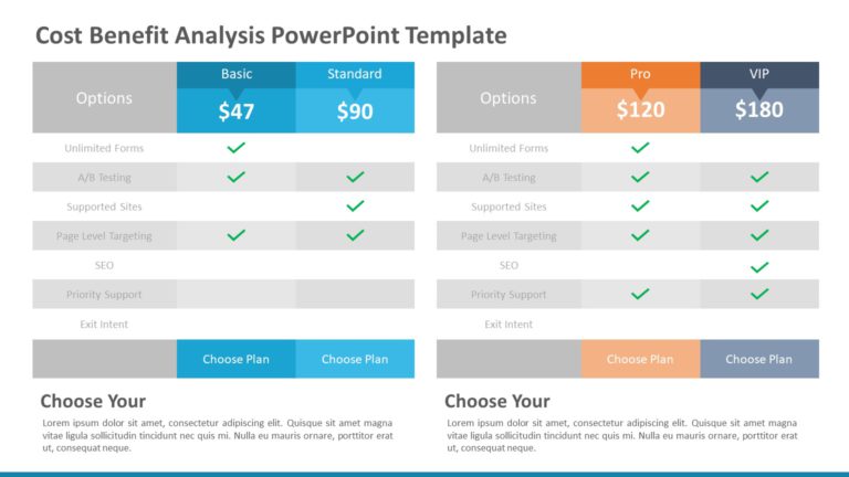 Cost Benefit Analysis 01 PowerPoint Template & Google Slides Theme