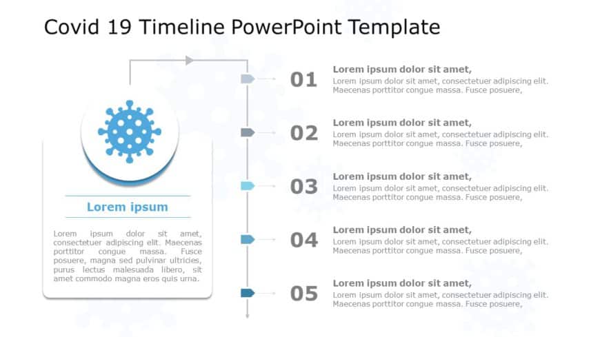 Covid 19 Timeline 02 PowerPoint Template