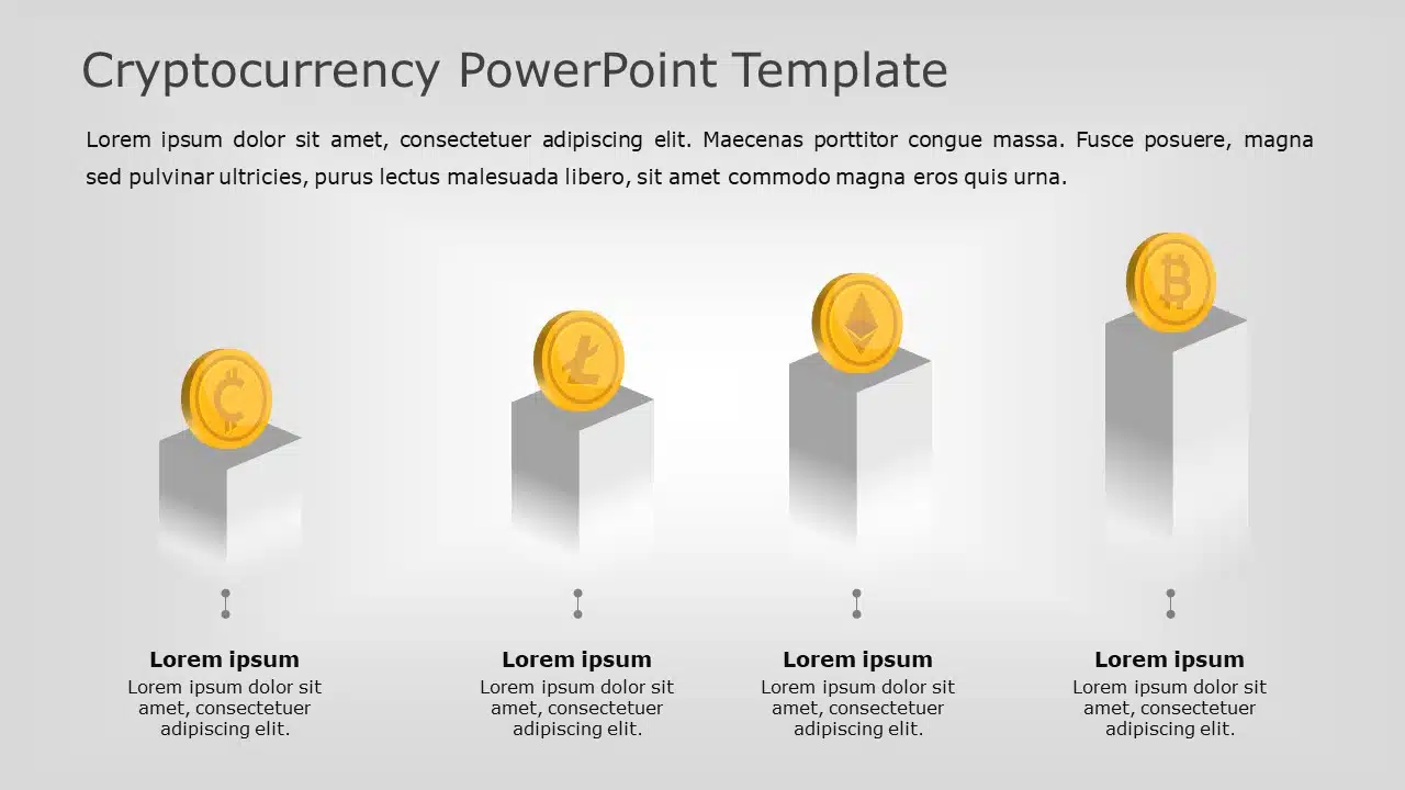 Cryptocurrency 01 PowerPoint Template & Google Slides Theme