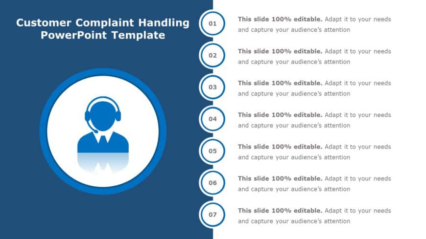 Customer Complaint Handling 04 PowerPoint Template