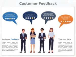 Customer Feedback Testimonials PowerPoint Template | SlideUpLift