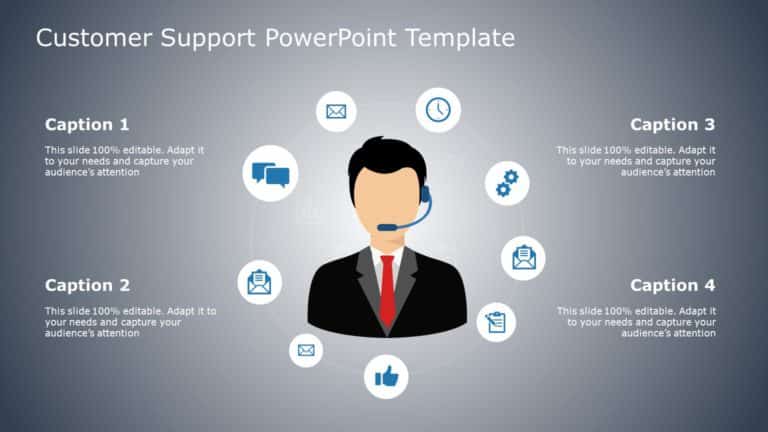Customer Support 06 PowerPoint Template & Google Slides Theme