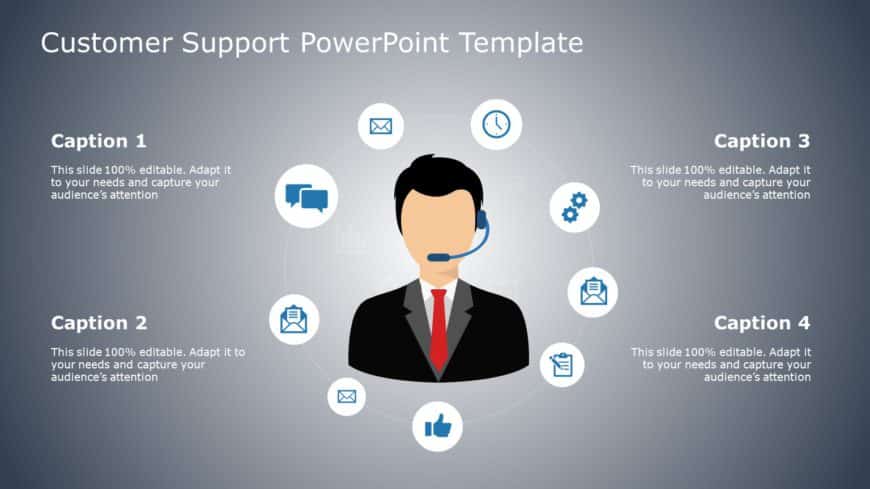 Customer Support 06 PowerPoint Template