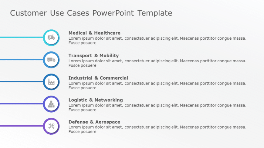 Customer Use Cases 02 PowerPoint Template