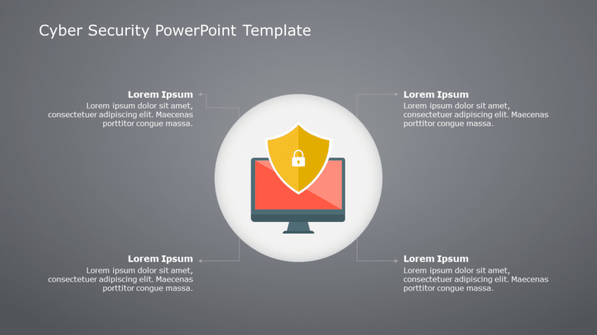 Cyber Security PPT PowerPoint Template