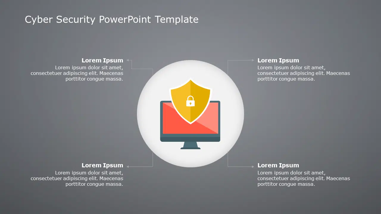 Cyber Security PPT PowerPoint Template & Google Slides Theme