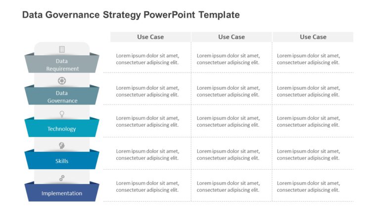 Data Governance Strategy PowerPoint Template & Google Slides Theme