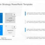 Decision Matrix Strategy 2 PowerPoint Template & Google Slides Theme