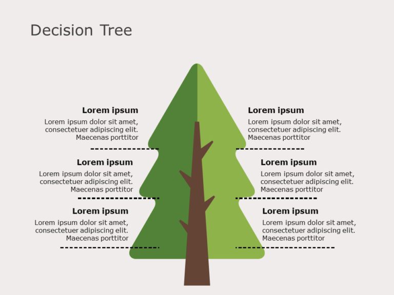 Decision Tree 01 PowerPoint Template