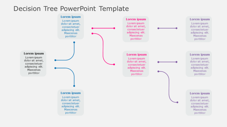 Decision Tree 06 PowerPoint Template & Google Slides Theme