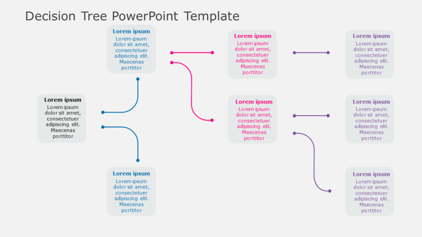 Decision Tree 06 PowerPoint Template