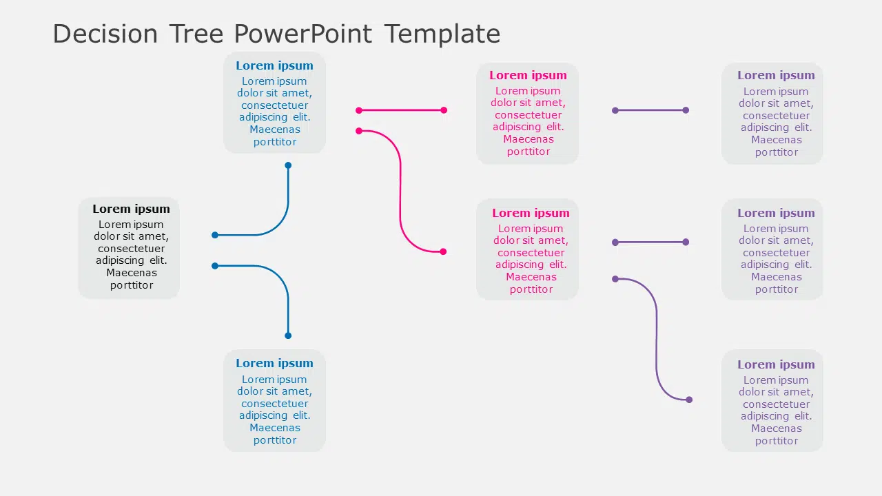 Decision Tree 06 PowerPoint Template & Google Slides Theme