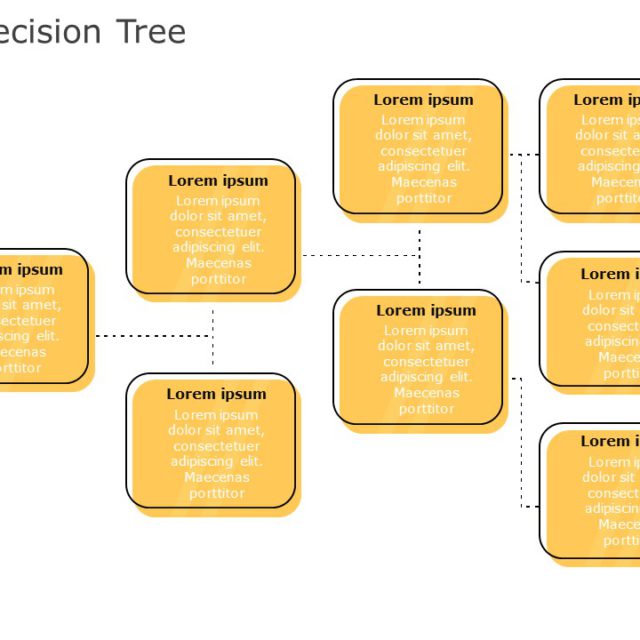 Decision Tree Flow Chart PowerPoint Template
