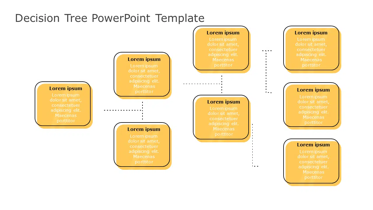 Decision Tree 07 PowerPoint Template & Google Slides Theme