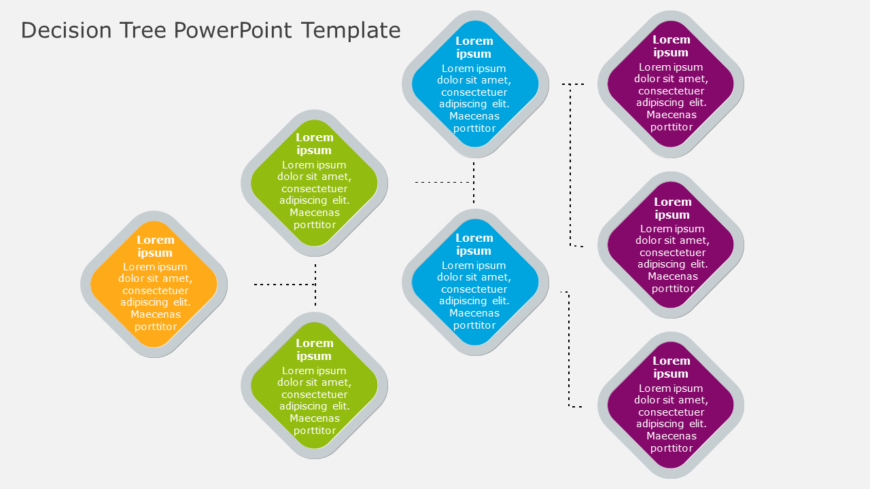 Decision Tree 08 PowerPoint Template