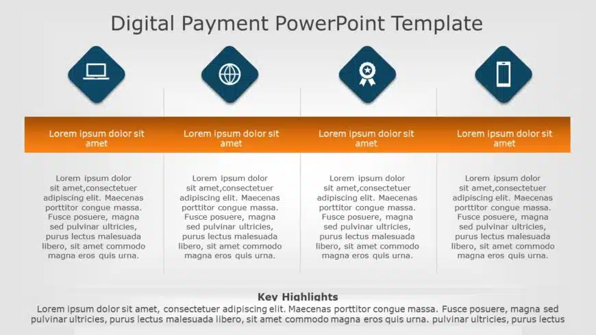 Digital Payment 04 PowerPoint Template