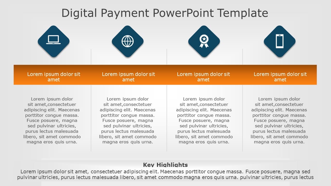 Digital Payment 04 PowerPoint Template & Google Slides Theme