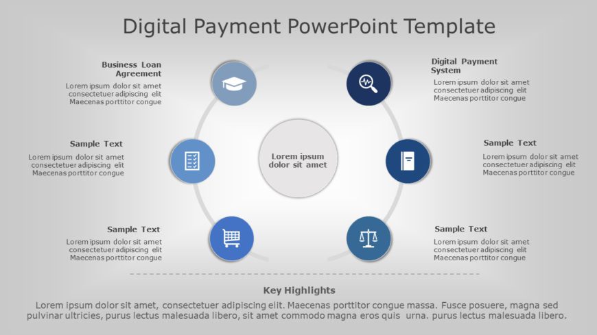Digital Payment 05 PowerPoint Template