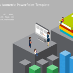 Education Books Isometric PowerPoint Template & Google Slides Theme