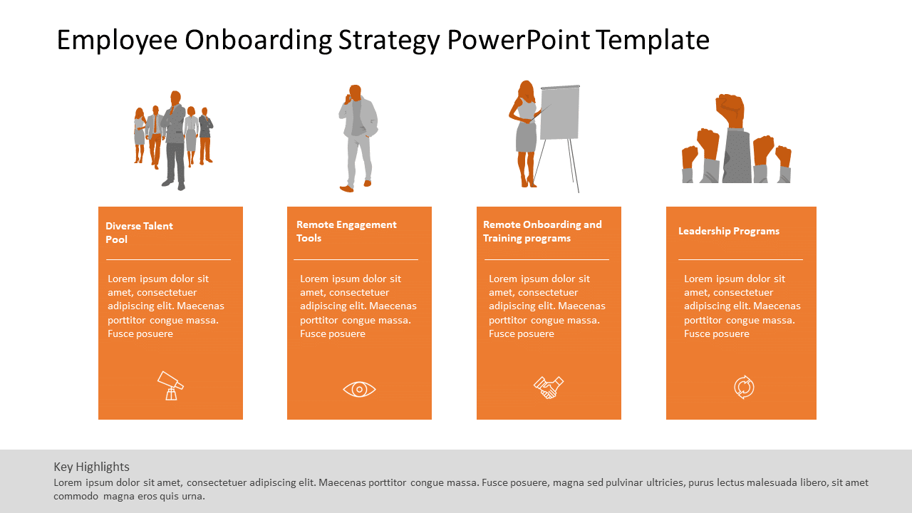 Employee Onboarding Strategy PowerPoint Template & Google Slides Theme