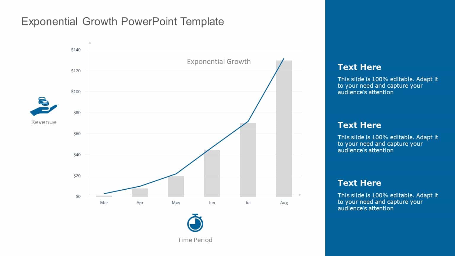 Exponential Growth 02 PowerPoint Template & Google Slides Theme